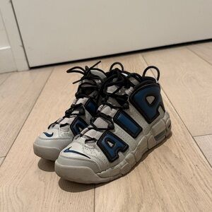 Nike Blue and Grey High Top Sneakers